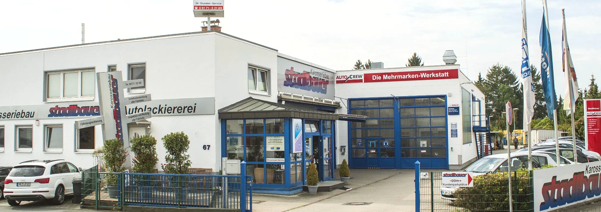 Bild vom Firmengebäude des Karosseriebau Stadlbauer